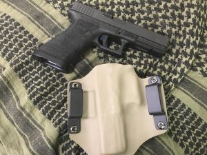 Custom kydex only glock 17 holster 2